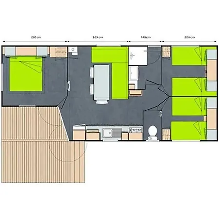 Campsite 4 Etoiles - Piscine - Eeebgi La Faute-sur-Mer