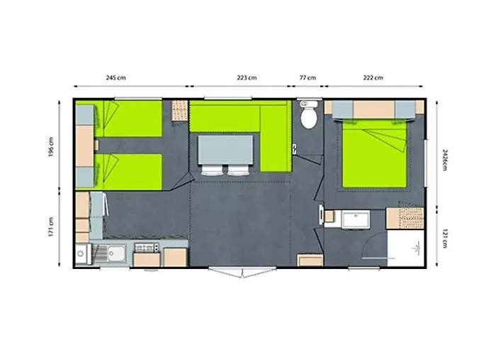 4 Etoiles - Piscine - Eeebgi * 滨海拉福特