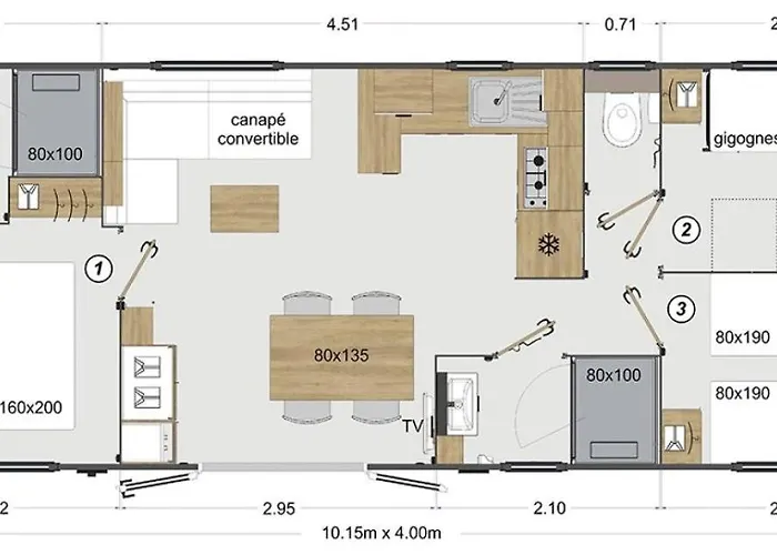 4 Etoiles - Piscine - Eeebgi * 滨海拉福特