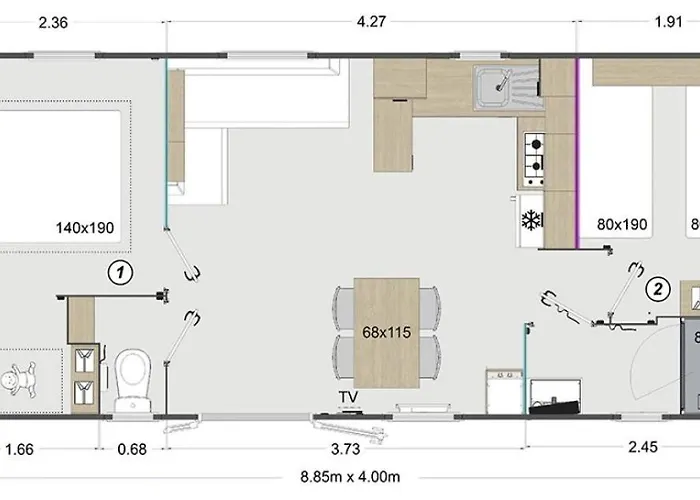 4 Etoiles - Piscine - Eeebgi 滨海拉福特