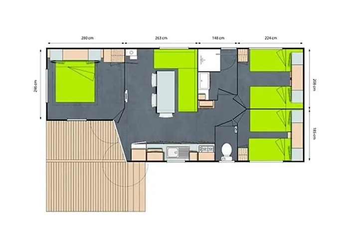 4 Etoiles - Piscine - Eeebgi 滨海拉福特